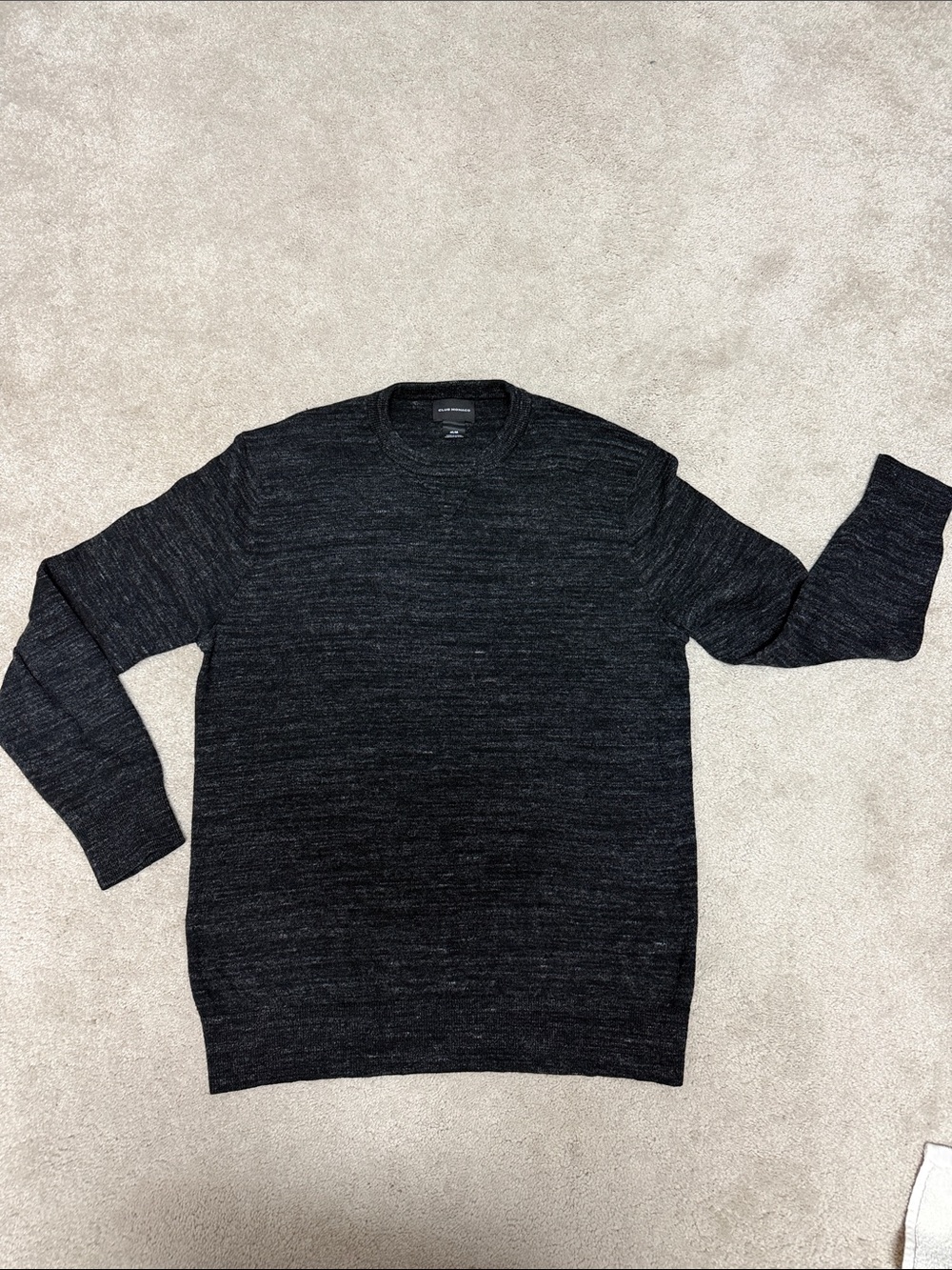 Club Monaco Men's Crewneck Sweater - Black Heather